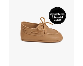 Baby Booties Sewing Pattern (PDF): DIY Baby Shoes & Soft Boots for Handmade Outfits