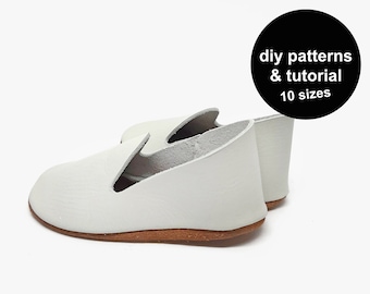 Baby Bootie Sewing Pattern: DIY Leather Shoes (PDF Download)
