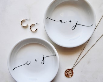 Ocher jewelry dish Unique wedding dish Ceramic leaf Gift for Her Trinket dish Bridesmaid gift Wedding ring holder Ceramic ring dish