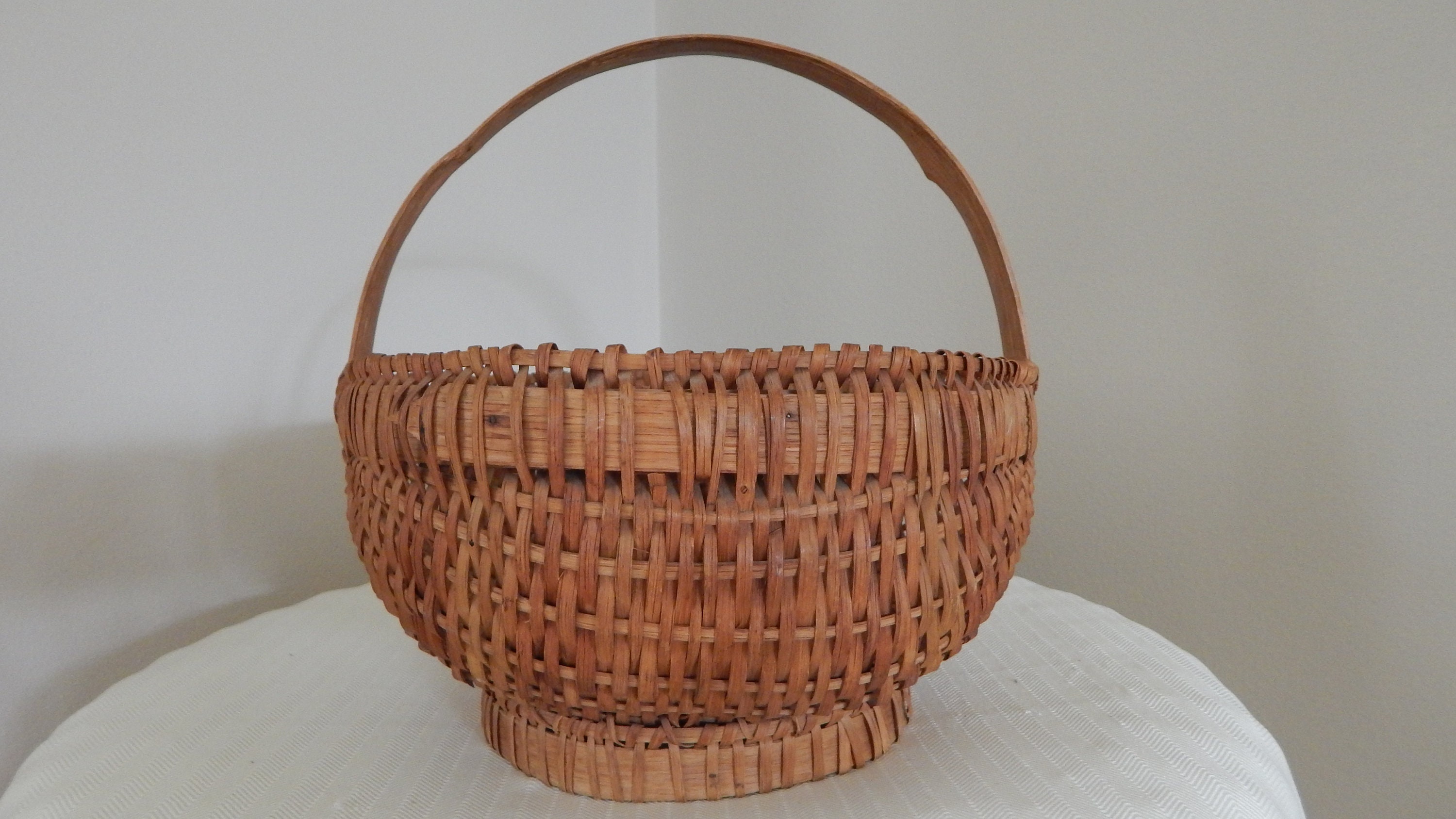 CHEROKEE OAK BASKET Native American Gathering Basketry Vintage Etsy
