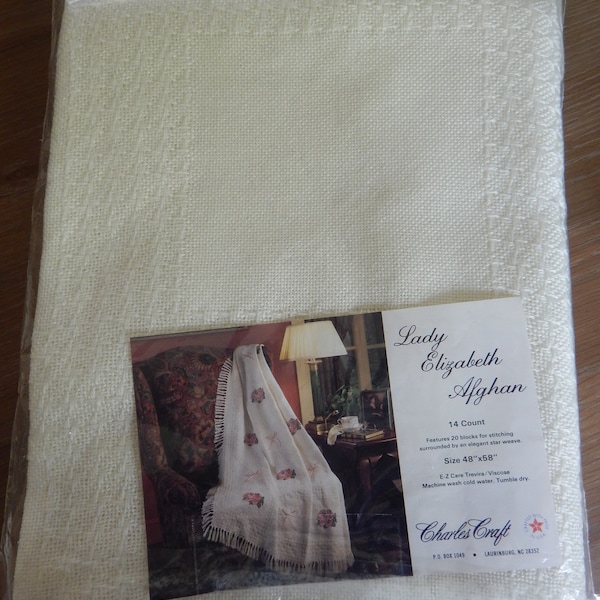 Cross Stitch Afghan Fabric Etsy