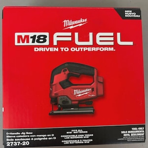 Milwaukee 2737-20 M18 18V FUEL Brushless Cordless D Handle Jig Saw Tool-Only