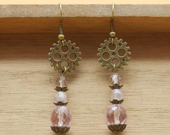 Cogs steampunk earrings