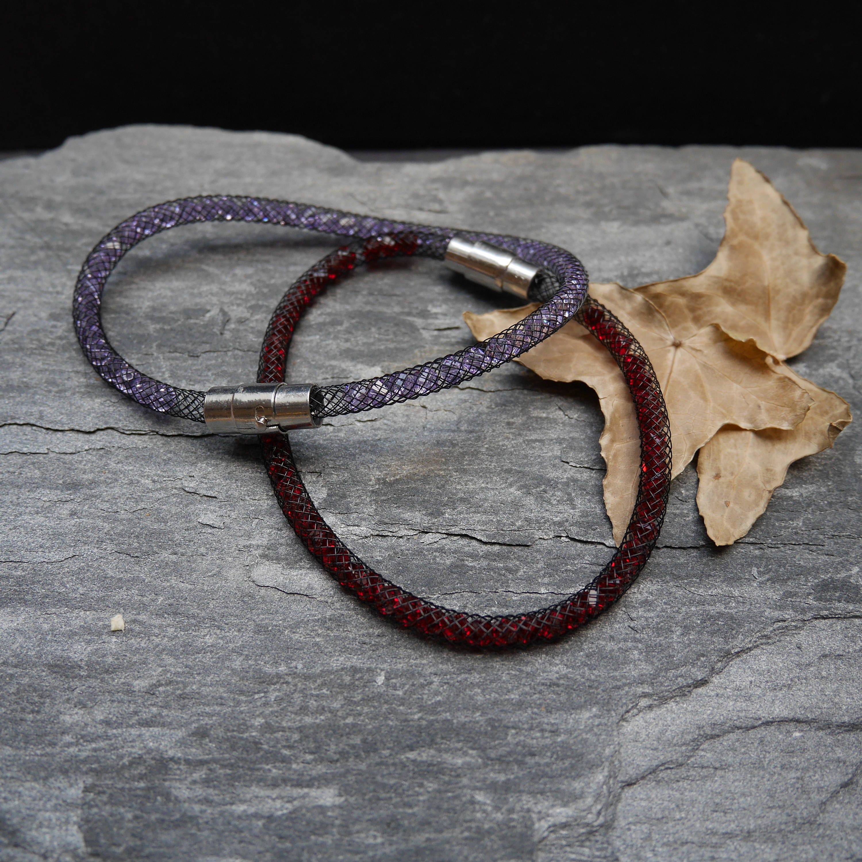 Buy Swarovski Stardust Light Purple Double Bracelet  5184791 at Amazonin