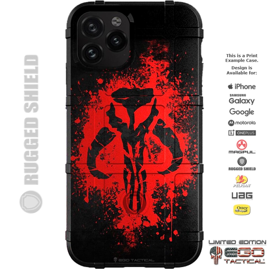 Bloody Mythosaur Mandalorian Skull Head Custom Printed Android - Etsy