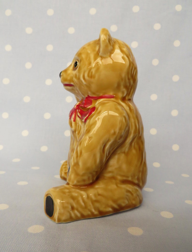 Vintage Ceramic Teddy Bear Money Box 6 High. Etsy
