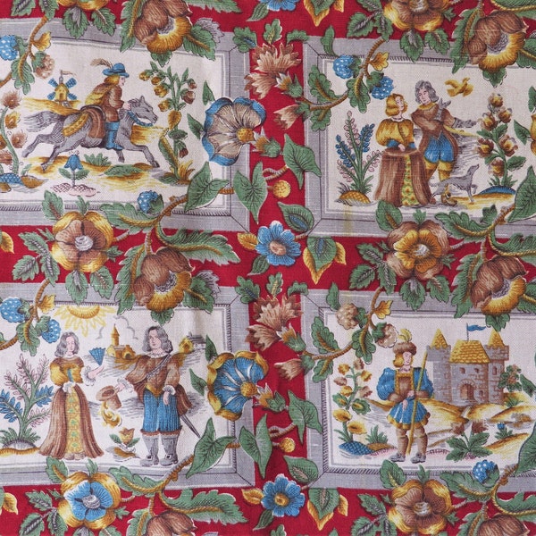 Jacobean Fabric Etsy