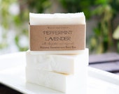 Peppermint Lavender Shampoo Bar with silk protein and Argan oil natural shampoo shampoo bar