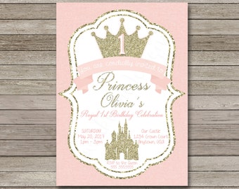 princess invitations etsy invitations princess