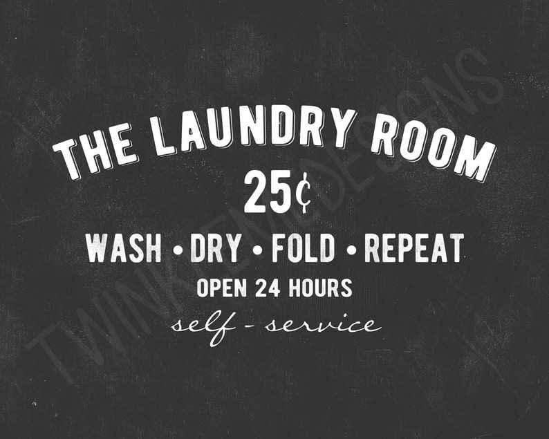 Laundry Room Decor Chalkboard Sign Laundry Wall Decor Etsy