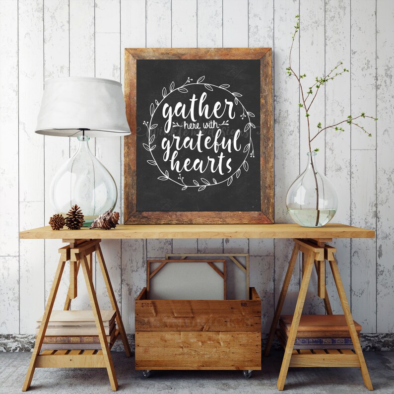 Dining Room Sign Gather Sign Dining Room Wall Art Rustic Etsy