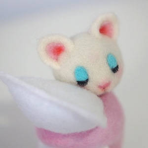 needle felted cat,sleeping cat, Miniature Animal, Needle felting cat, needle felted sculpture, needle felted animal, felted photo props