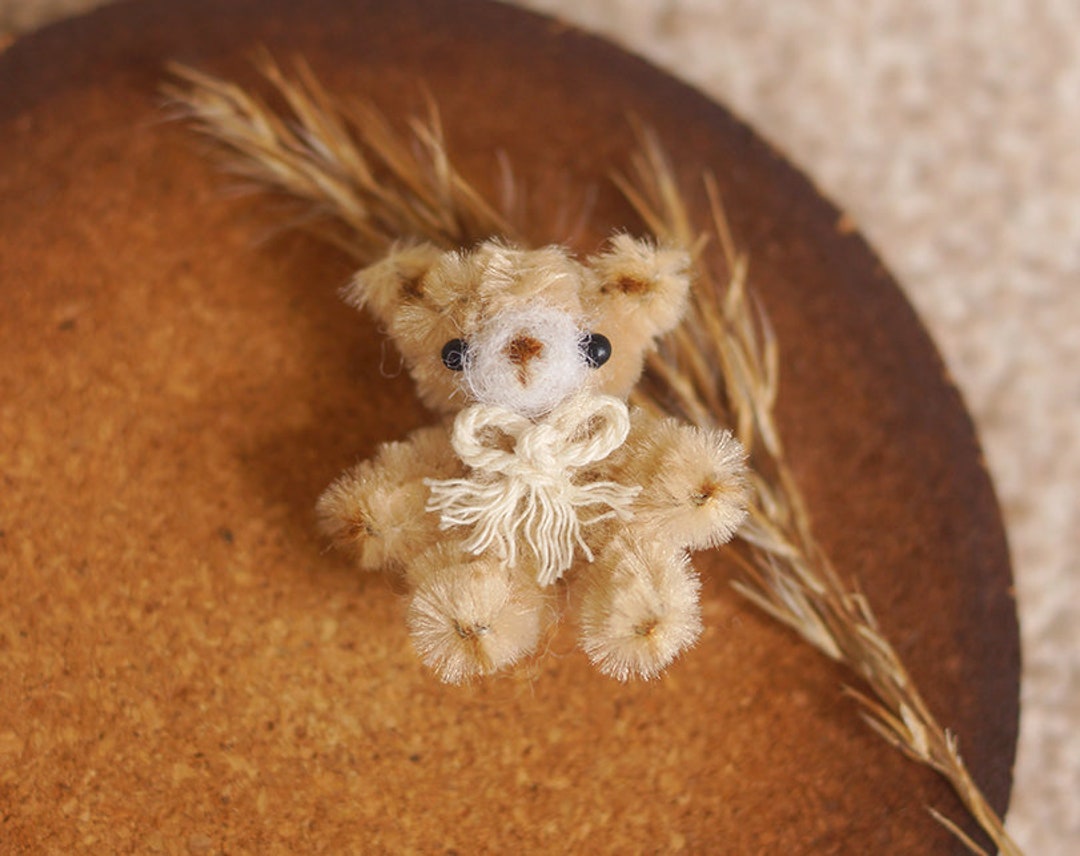 Super Cute Tiny Teddy Bear Made With Pipe Cleaners. – The Kids Niche