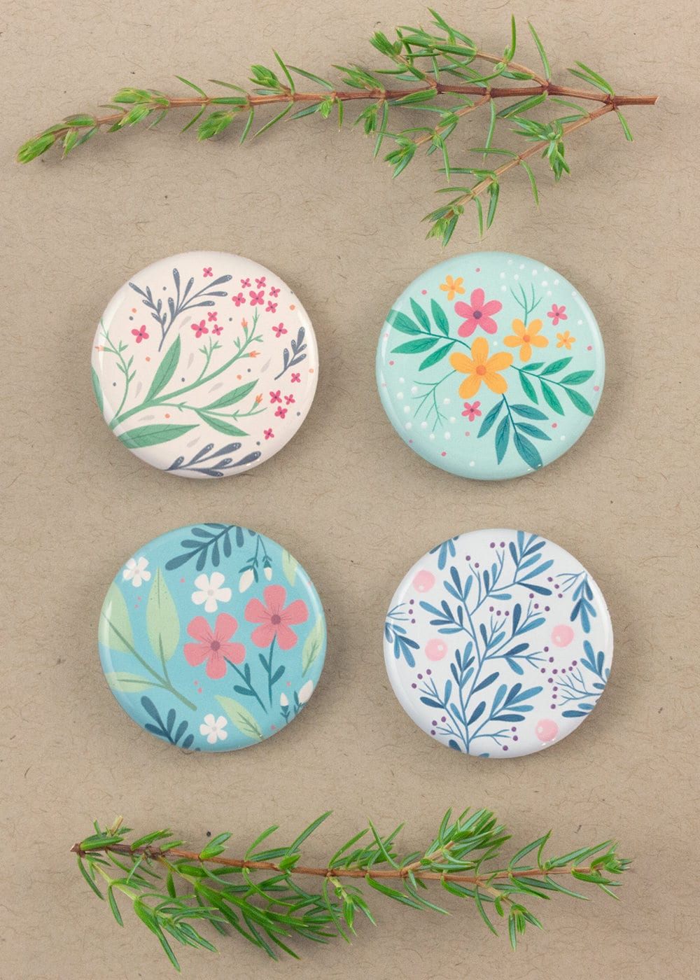 Floral Fridge 1.25 Fridge Floral Gift Etsy