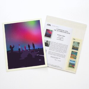 Northern Lights Art Print 8&quot; x 10&quot; Wall Poster By Alan Claude