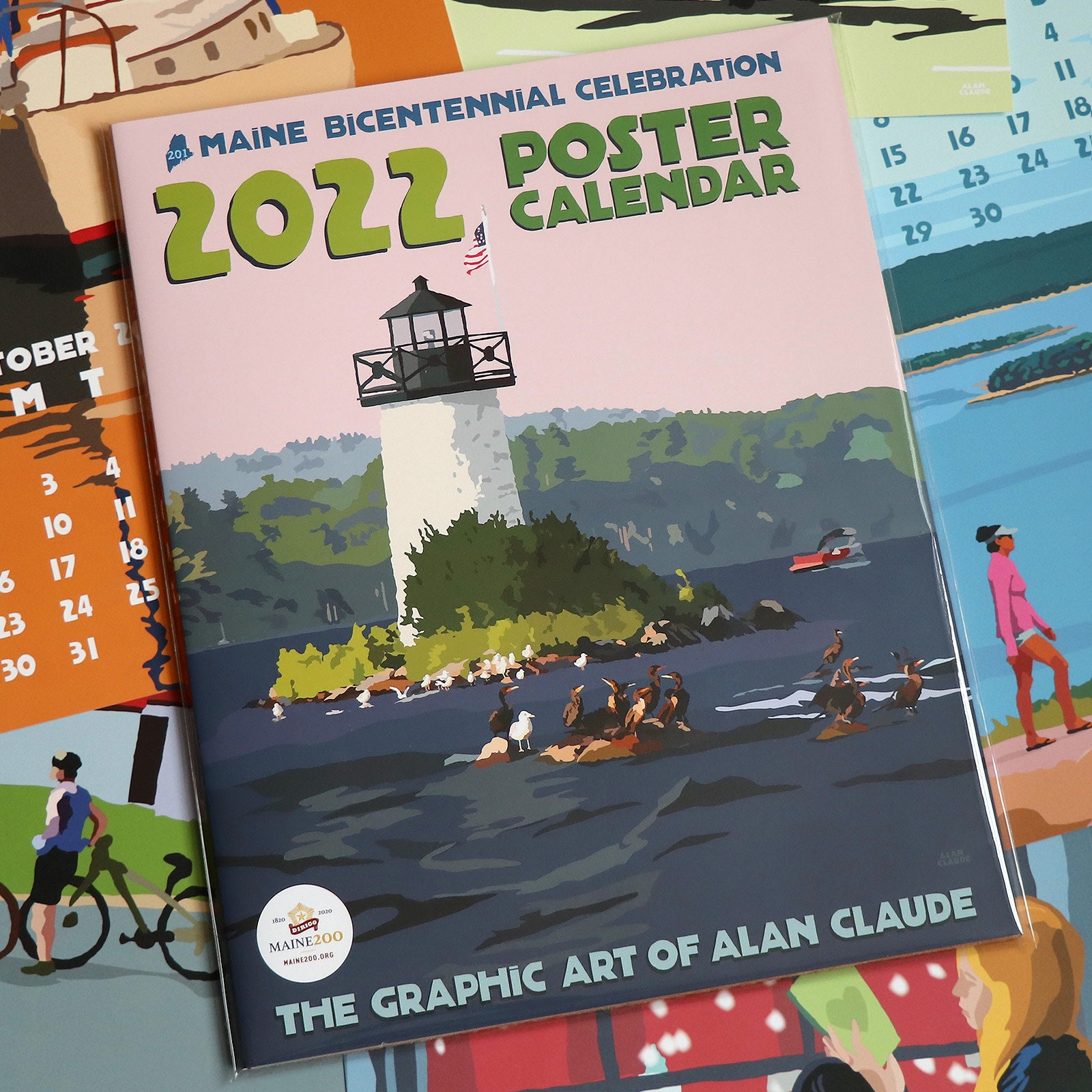 2022 POSTER Art Calendar 11x14 Retro Vintage Art Style By Etsy
