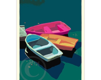 Love Me Tender Art Print 18" x 24" Wall Poster By Alan Claude - Maine
