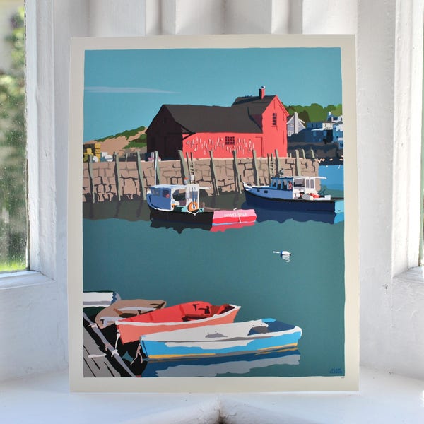 Motif No. 1 Art Print 8" x 10" Wall Poster By Alan Claude - Massachusetts