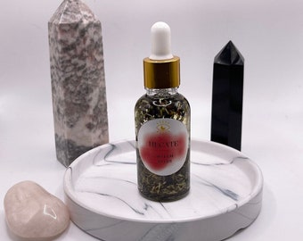 Hecate Ritual Oil - Spell Oil - Intention Oil - Conjure Oil - Psychic Abilities - Witchcraft - Divine Feminine - Healing - Goddess Oils