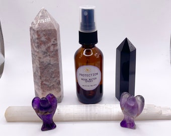 Protection Moon Water Spray - Intention Spray - Protected - Banish Negative Energy - Cleansing