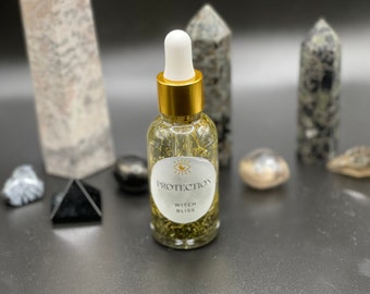 Protection Ritual Oil - Spell Oil - Intention Oil - Conjure Oil - Banish Negative Energy - Cleansing - Happiness - Banish