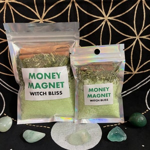 Money Magnet - Bath Ritual Kit - Fast Cash - Wealth - Bath Salts - Abundance Bath Salts