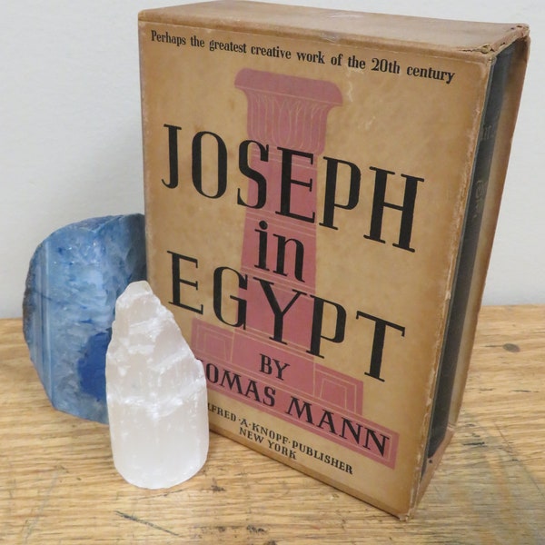 Vintage - 1941 Alfred A Knopf - Joseph in Egypt Vol I & II Hardcover Books in Slip Case - Thomas Mann translated by H T Lowe-Porter