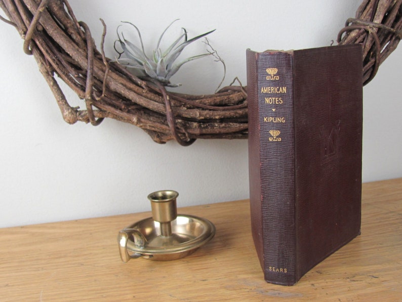 Vintage Copy American Notes By Rudyard Kipling J H Etsy