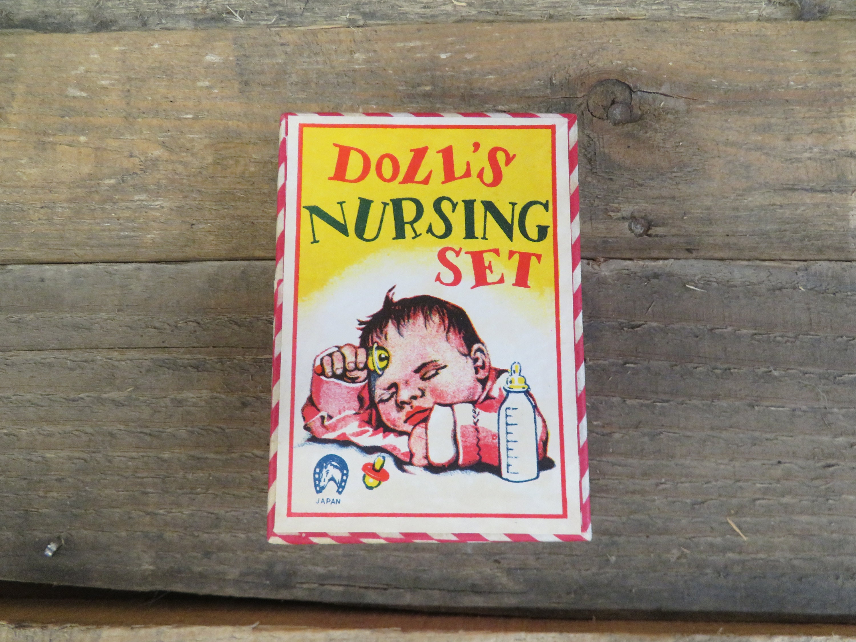 Vintage Doll's Nursing Set 