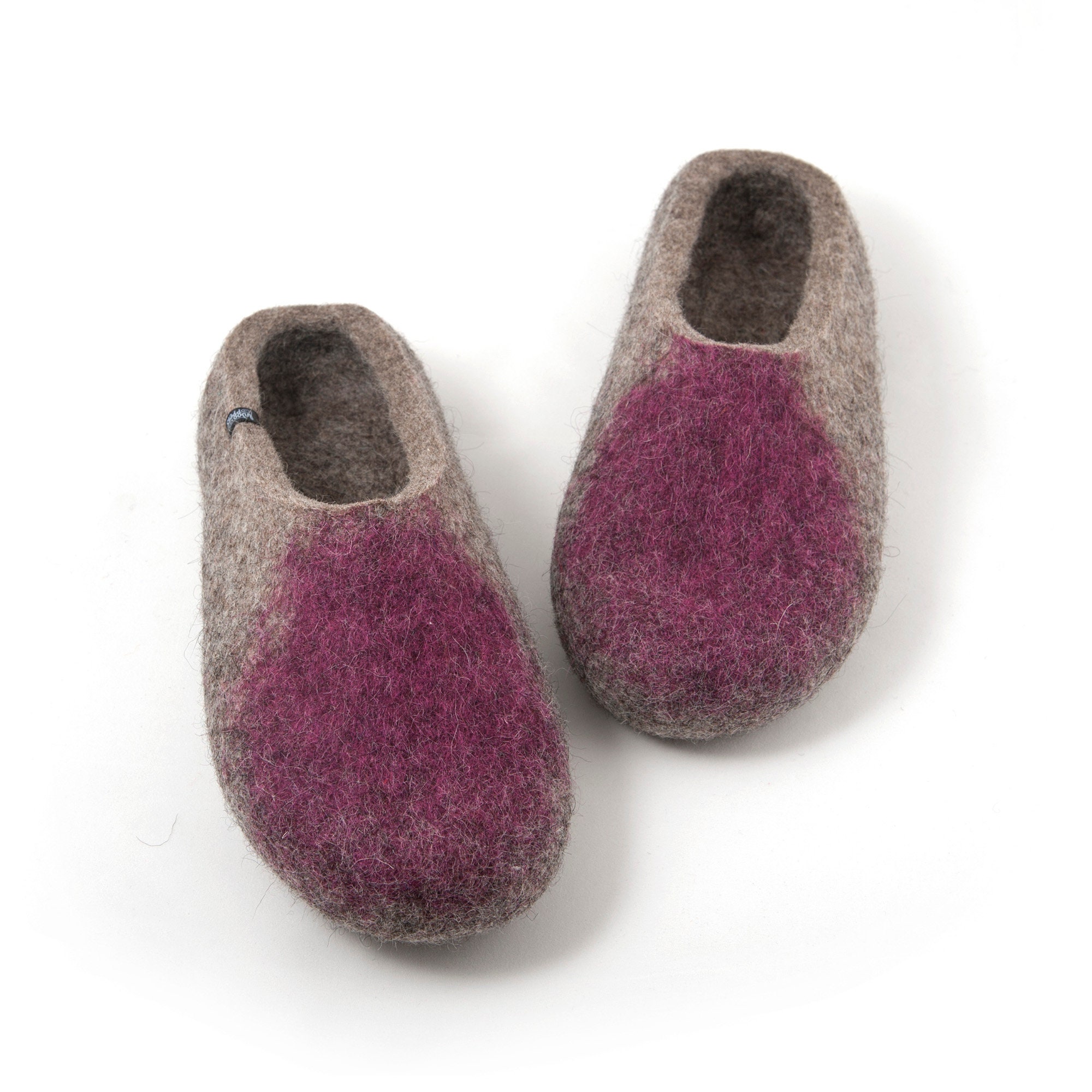 Organic Womens Felted Slippers for 