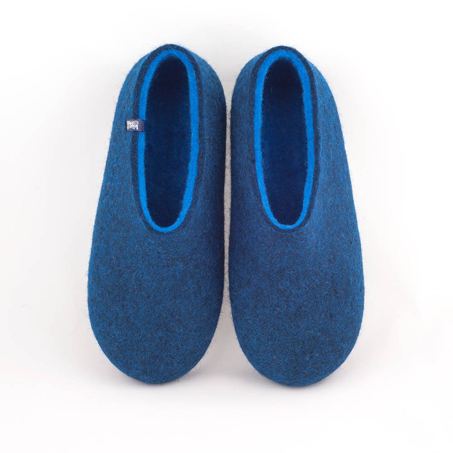 Blue House Slippers Mens Clogs Best Mens Slippers Boiled Etsy
