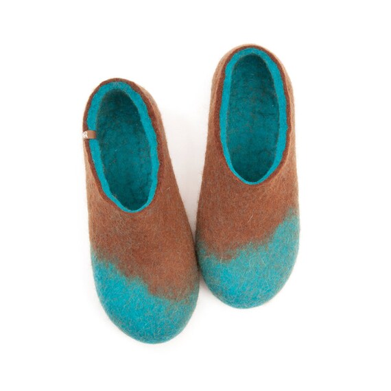 Mens wool shop house shoes