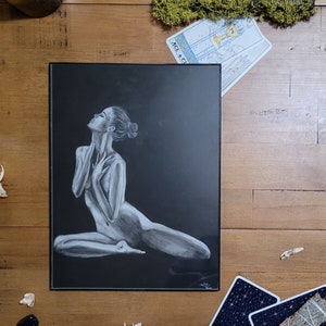 Introspective Woman Original Art