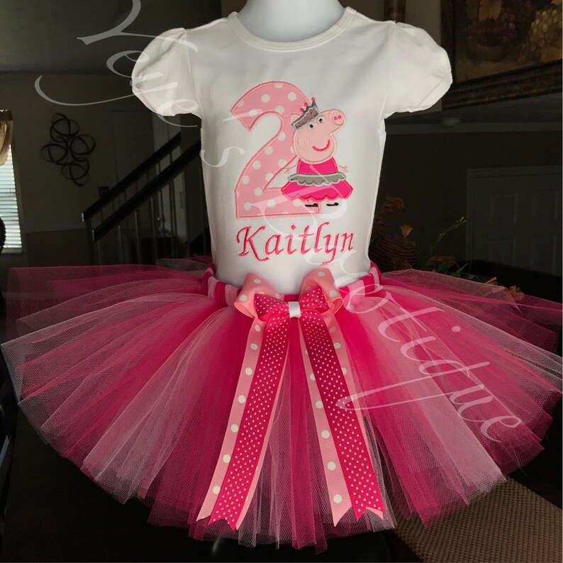 peppa pig 1st birthday outfit