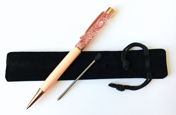 IDEAL WEDDINGS OR CELEBRATIONS SILVER OR GOLD BALL POINT LAZER CUT SPARKLE PEN