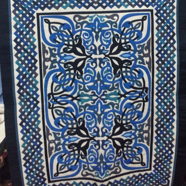 Special Arabian Design. This masterpiece of hand-stitched appliqué Tentmakers of Cairo Art.