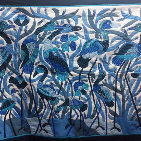 Gamal Kolthoma, Special Blue Crane, Master piece was stitched by Sameh Farougah!