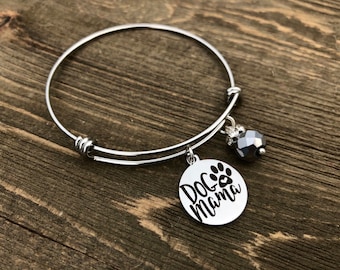 Dog Mama Pet Charm Bracelet - gift for her