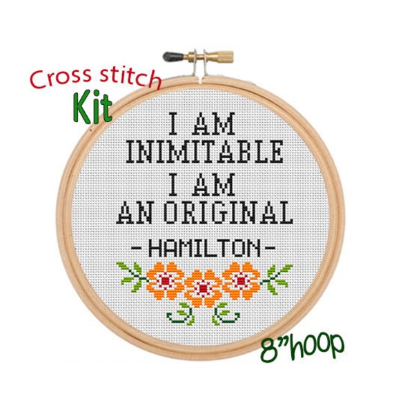 Hamilton Cross Stitch Etsy