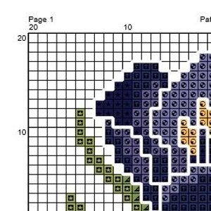 Crocus PDF Instant Download. Flower Pattern. Counted Cross Stitch ...