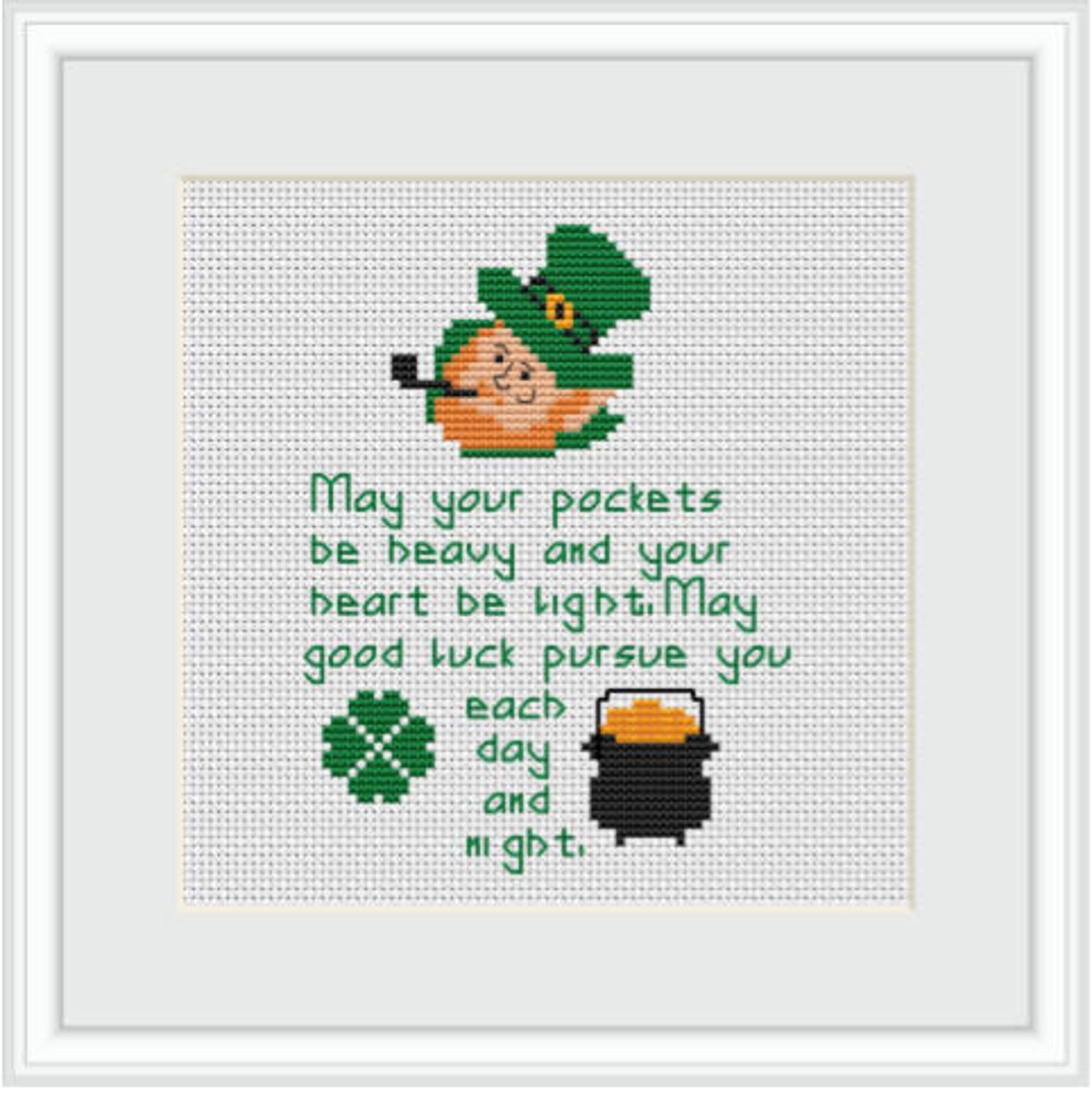 Irish Blessings. Cross Stitch Kit. Beginner Cross Stitch. Etsy