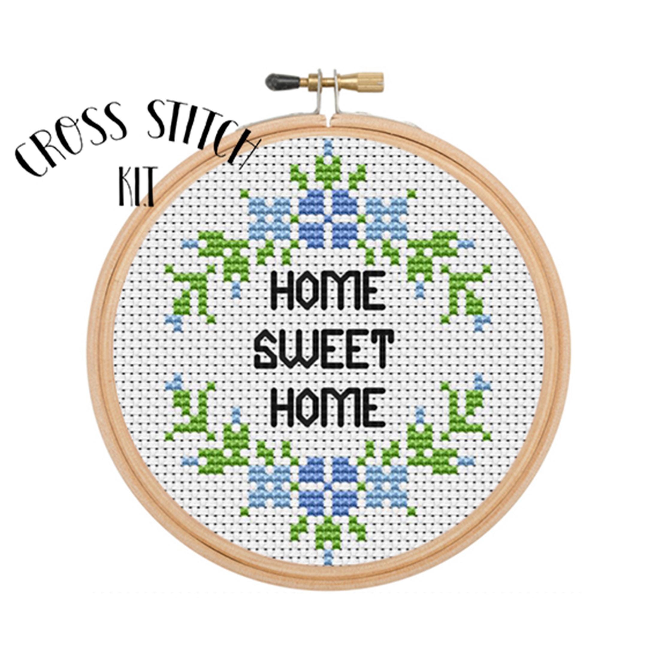 Home Sweet Home Cross Stitch - Etsy