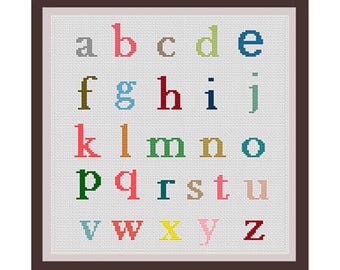 ABC KREUZSTICHBILDER アルファベット　クロスステッチ ABC KREUZSTICHBILDER アルファベット クロスステッチ
