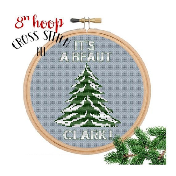 Christmas Cross Stitch KIT, JOY in the X'mas, Modern Cross Stitch Kits, Joy  Cross Stitch Xmas Cross Stitch Easy Cross Stitch, Embroidery Kit 