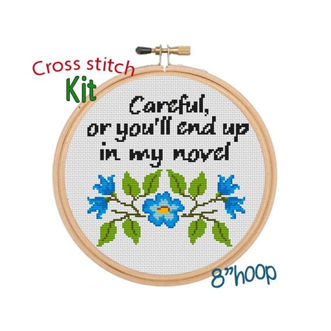 Schild "Careful Or You'll End Up In My Novel" – 30,5 X 15,2 Cm, Aus MDF-Holz, Perfekt Als Geschenk Für Buchliebhaber