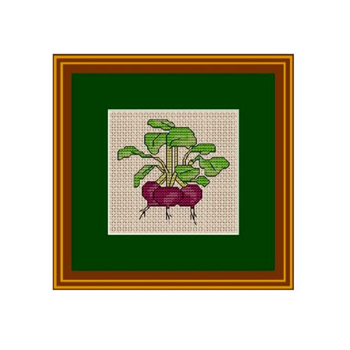 Beets Cross Stitch Pattern. Instant Download. PDF Pattern. Wall Decor ...
