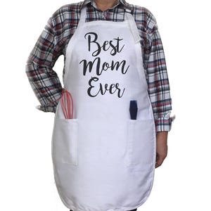 Best Mom Ever Apron. Mother's Day Gift. Birthday Gift. Gift For Mom.