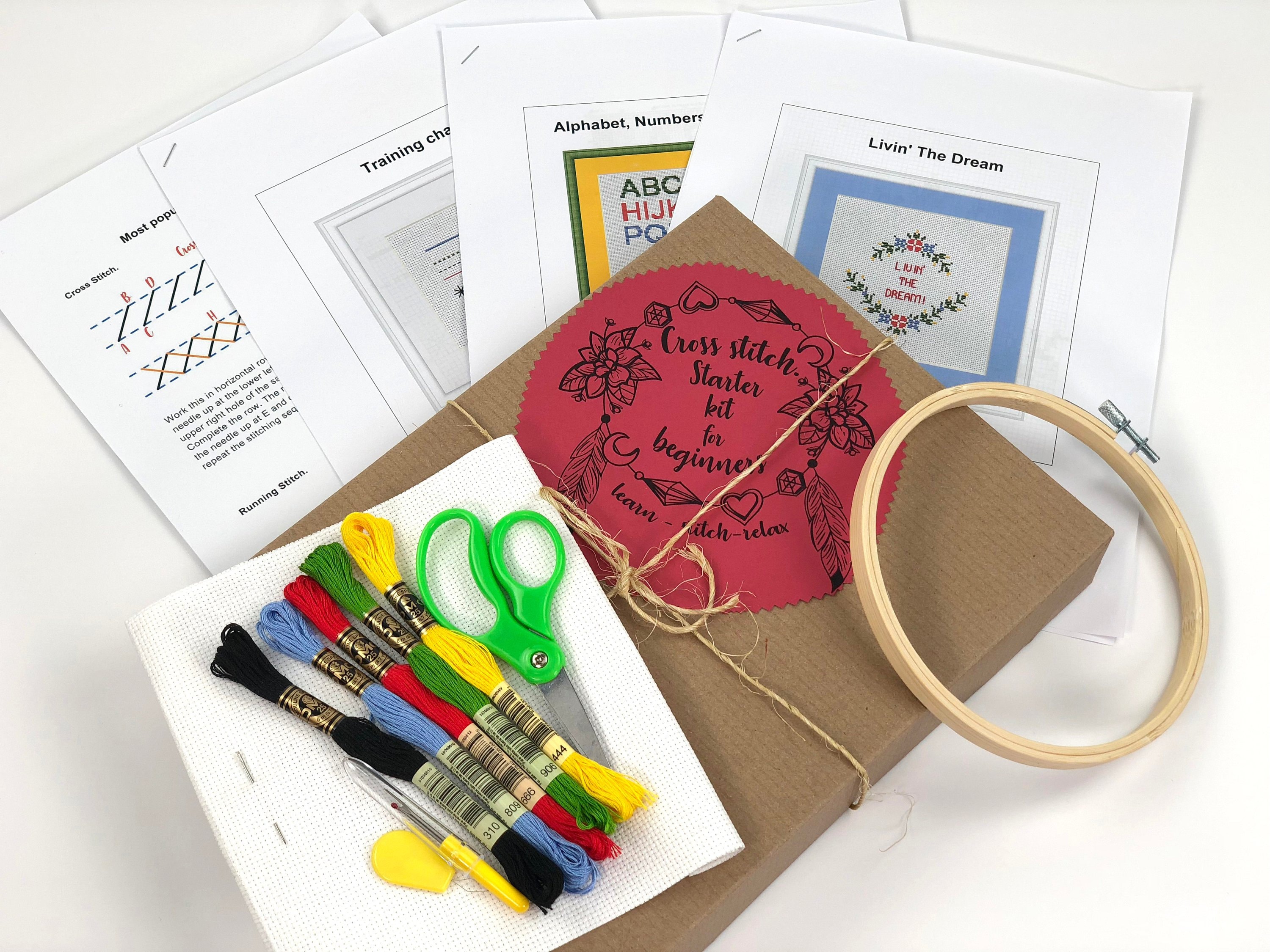 Cross Stitch Kit For Beginners. Starter Kit For Beginners. Etsy