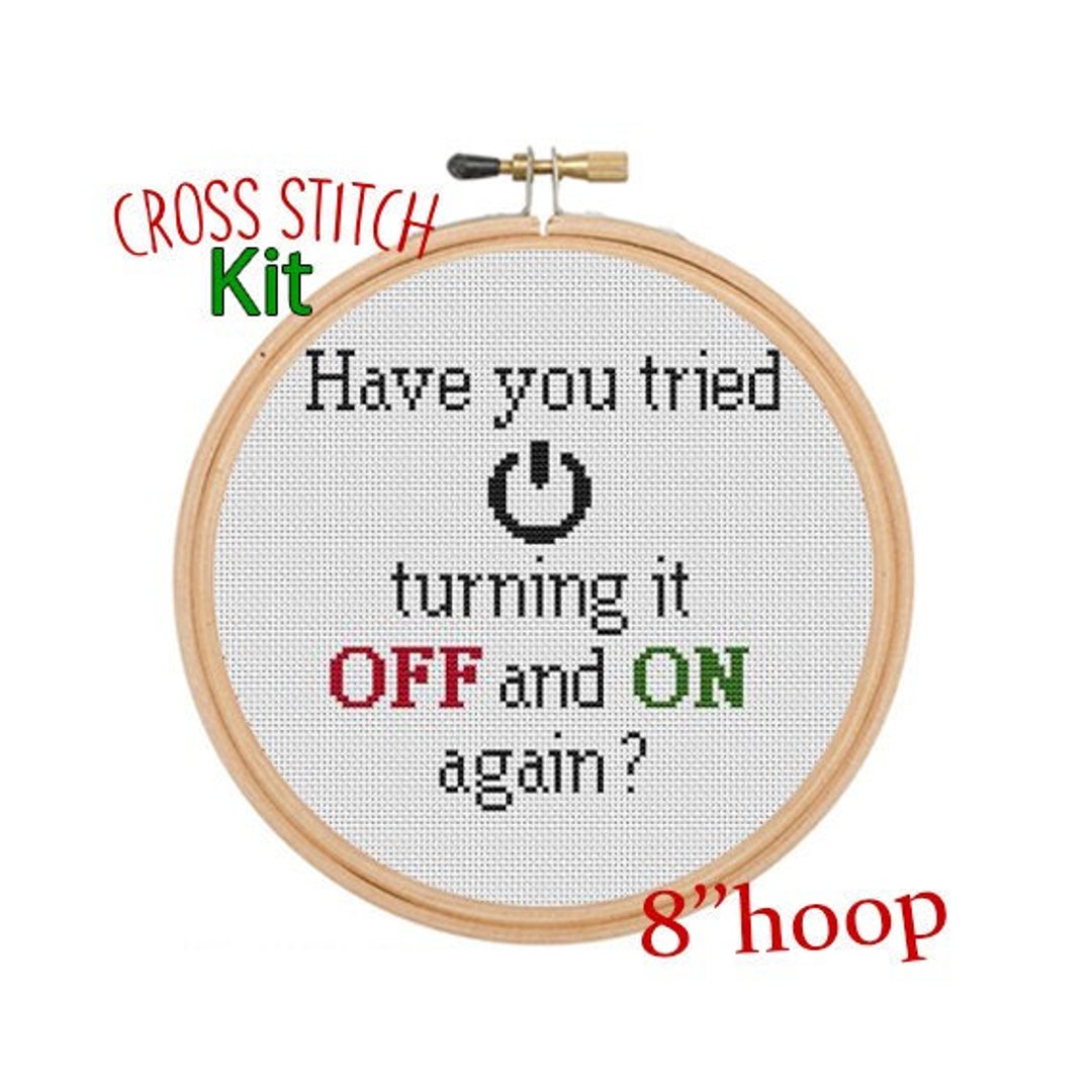 Hold on Let Me Overthink This Cross Stitch Kit. Modern Cross Stitch Pattern.  Funny Saying Cross Stitch Kit. Quotes. Funny Cross Stitch Kit. -  Israel