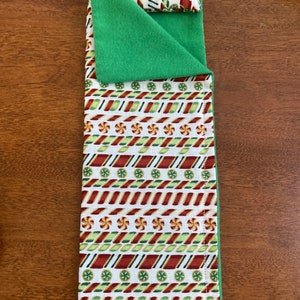 Elf Sleeping Bag and Pillow Christmas-Green and Red Multi Pattern